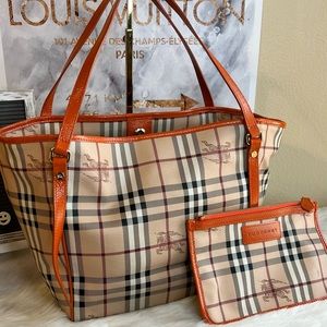 Authentic Burberry Small Canterbury Tote